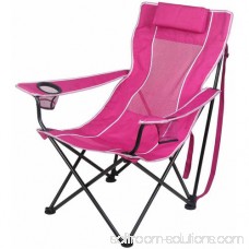 Ozark Trail Oversized Mesh Lounge Camping Chair with Cup Holders 553681025